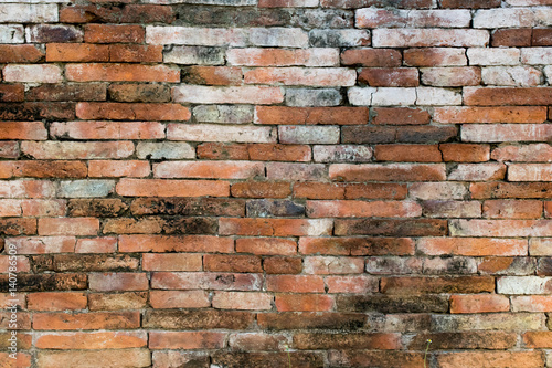 Old brick wall, Abstract vintage stone block.
