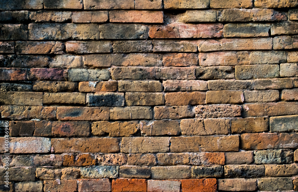 Fototapeta premium Old brick wall, Abstract vintage stone block.