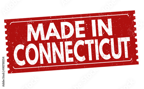 Made in Connecticut sign or stamp