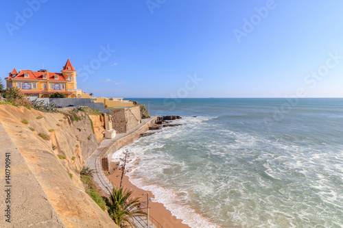 Vista da Praia da Poça no Estoril