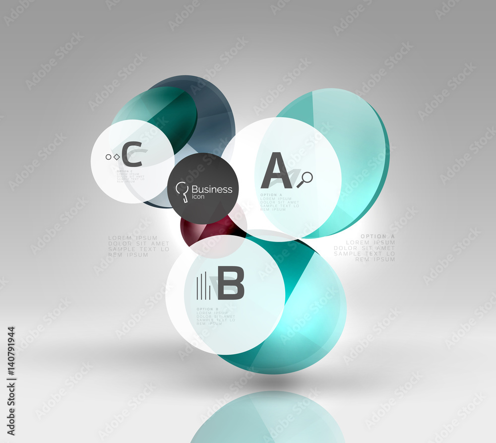 Circle abstract background Circle abstract background