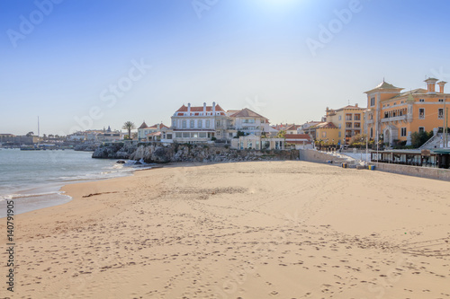 Vista da Praia de Cascais em Portugal