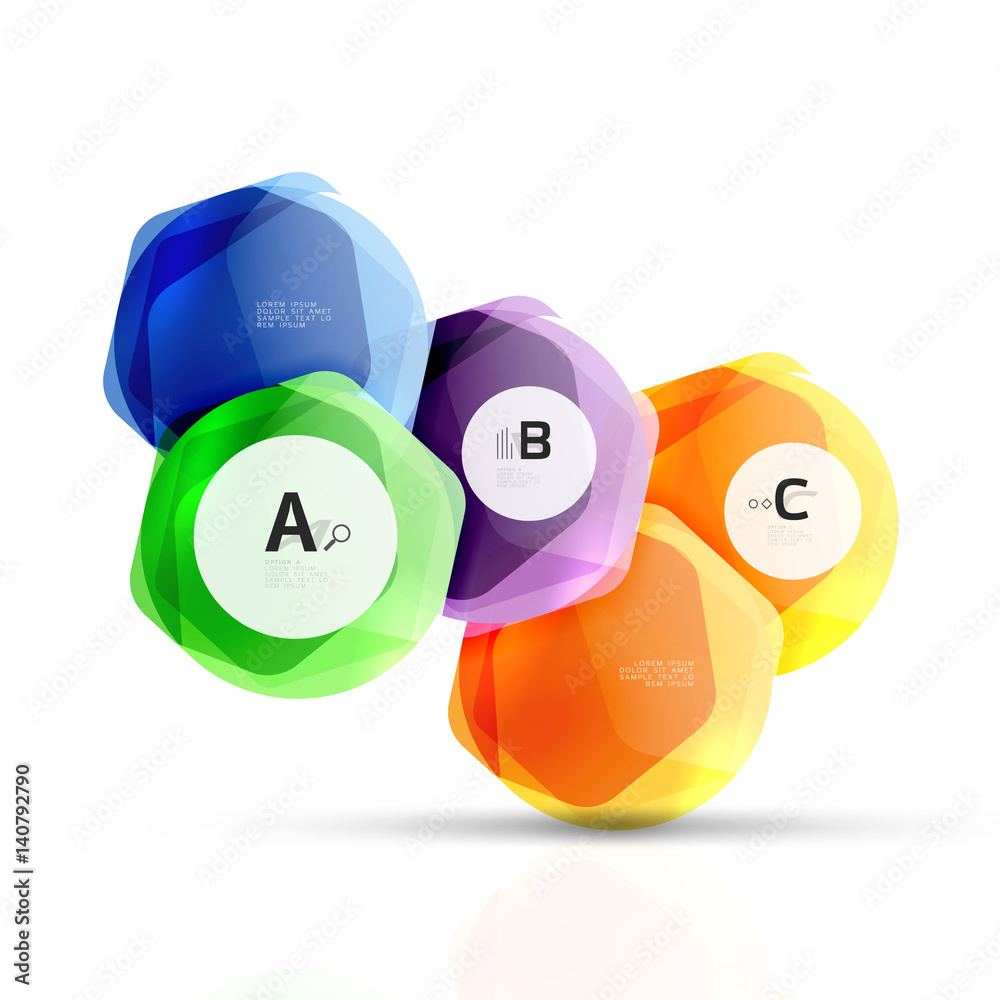Glass modern geometrical hexagon abstract background Glass modern geometrical hexagon abstract background