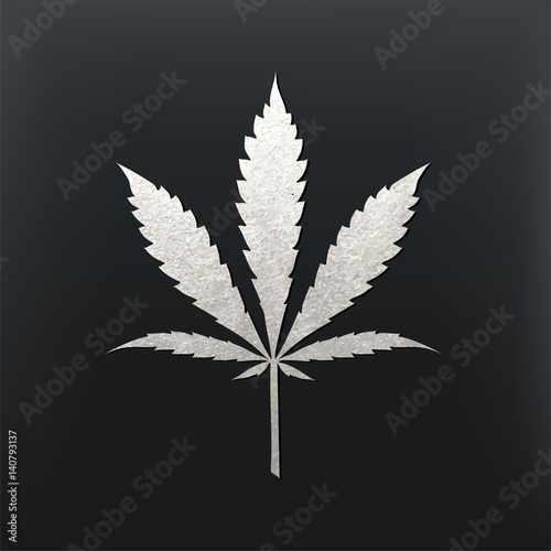 Vector cannabis leaf