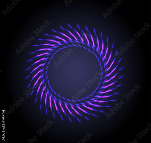 Abstract firework background