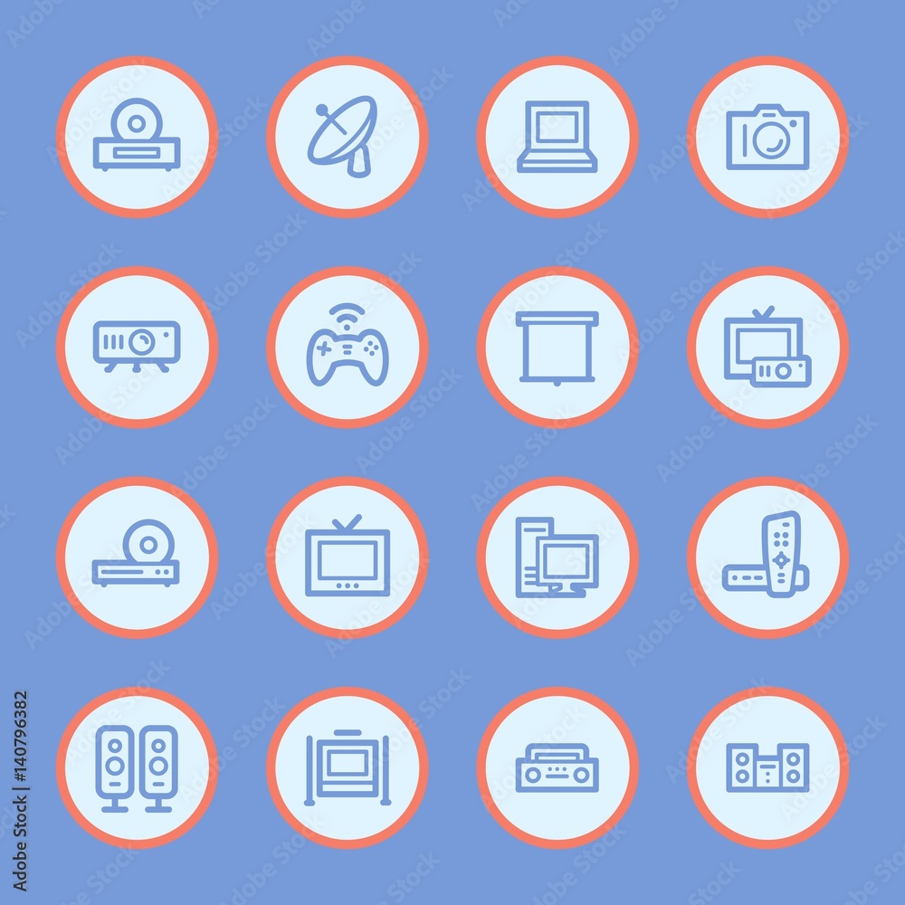 Electronic Appliances Web Icons Electronic Appliances Web Icons