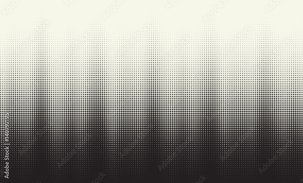 Vector halftone gradient. Abstract vibrant background.
