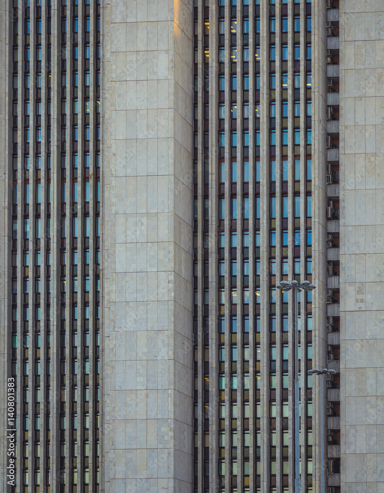 Fototapeta premium Facade of a modern building