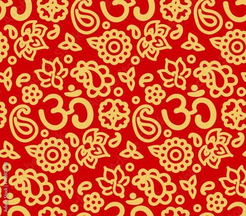 OM seamless pattern