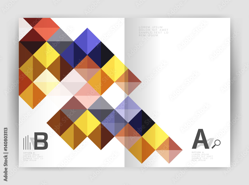 Square annual report brochure a4 print template Square annual report brochure a4 print template