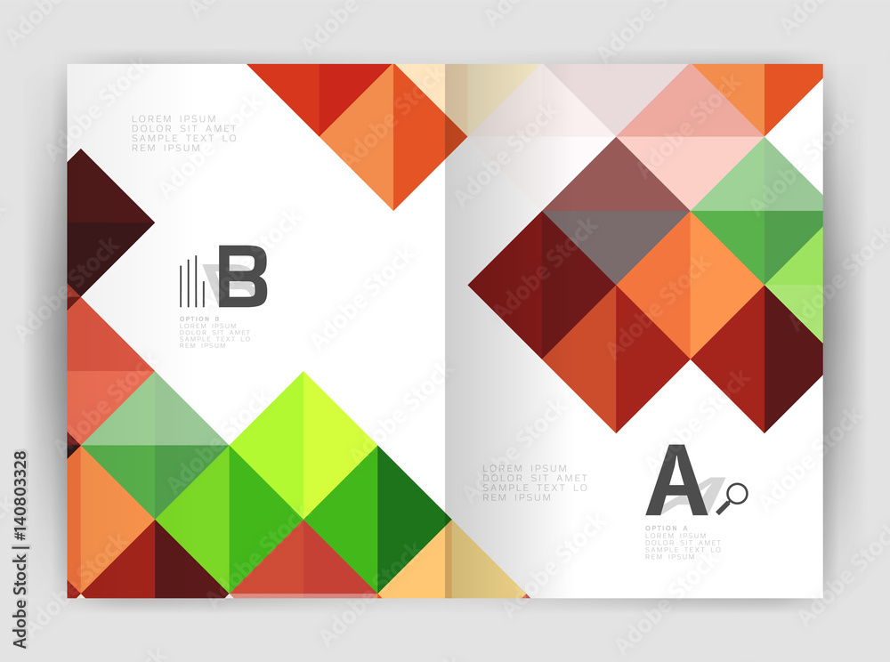 Square annual report brochure a4 print template Square annual report brochure a4 print template