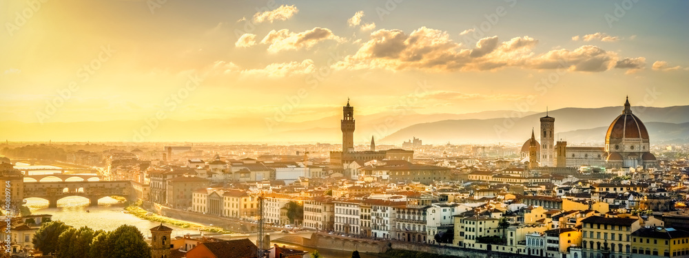 Fototapeta premium Widok na Florencję z placu Michela Angelo