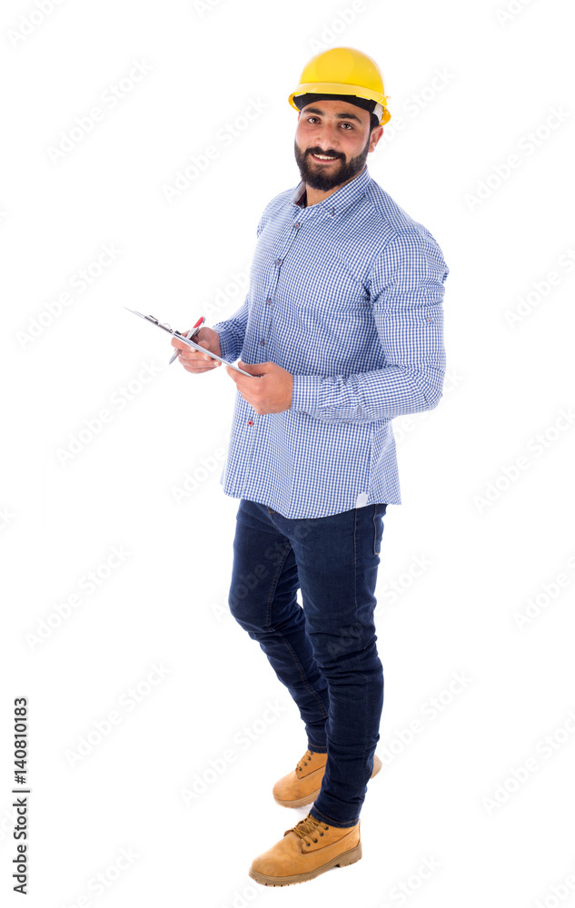 Smiling worker Smiling worker