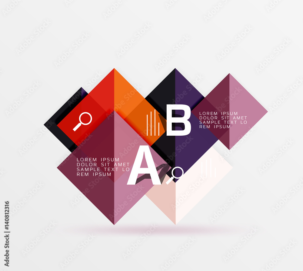 Vector square banner Vector square banner