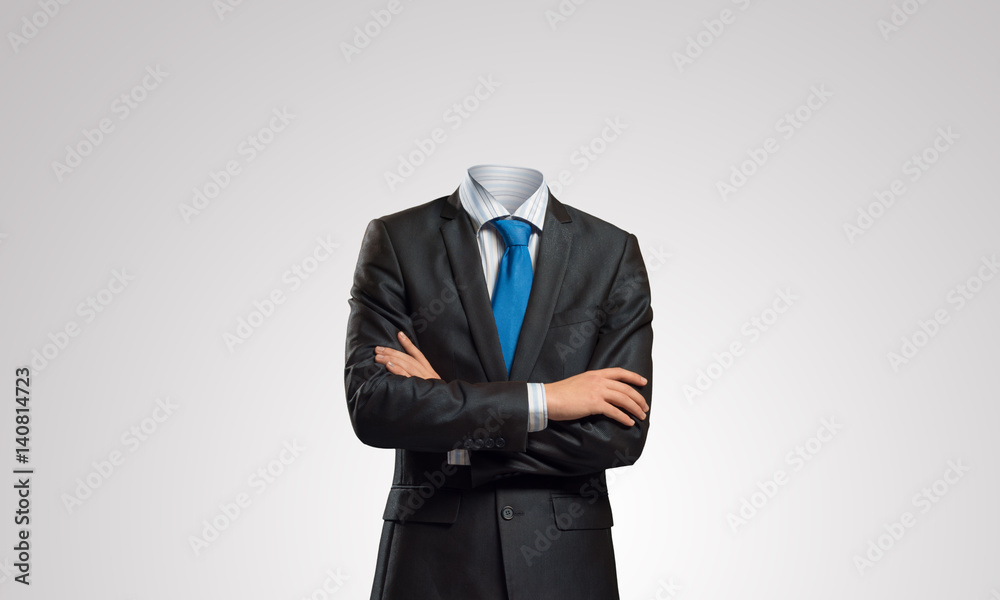Businessman without head