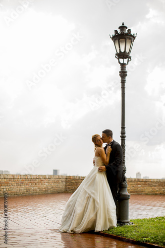 Wedding couple outdoor