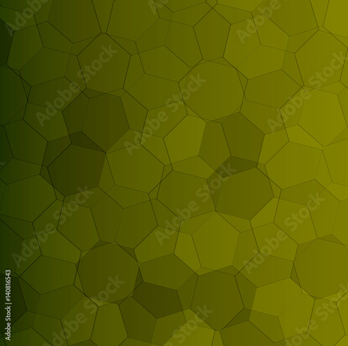 Green polygon background