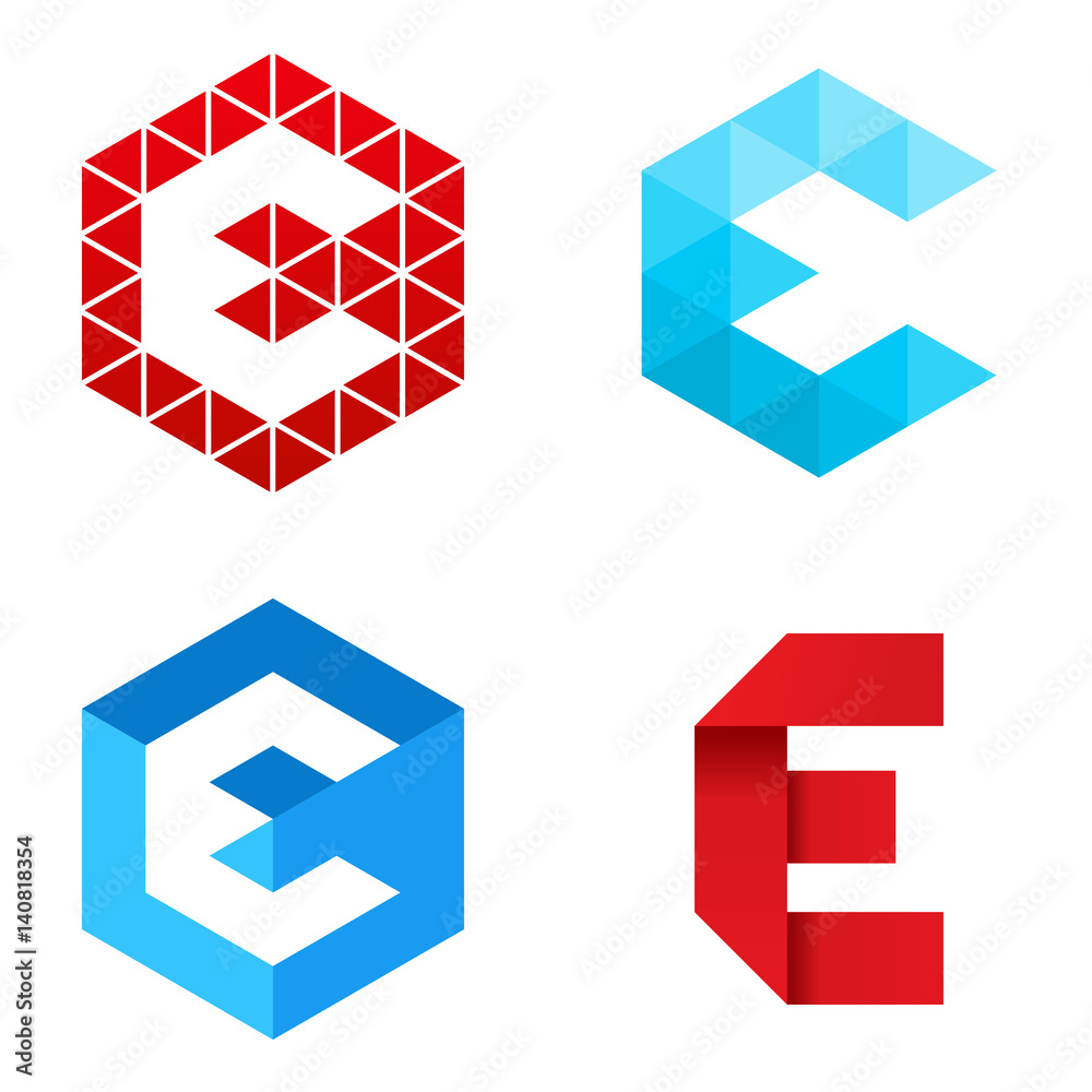 Letter E - Logo Set Letter E - Logo Set