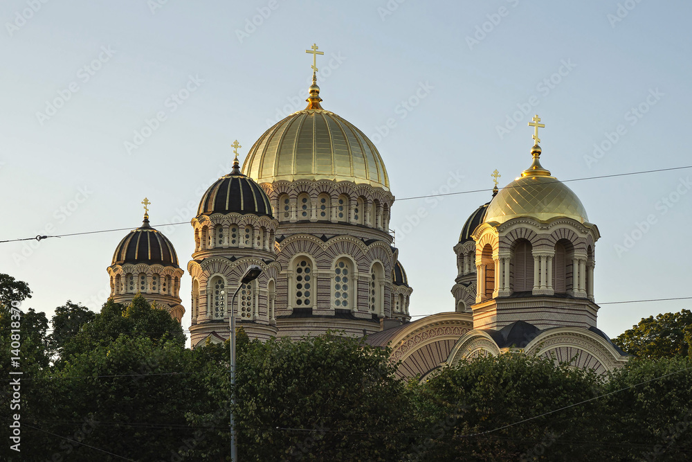 Domes of the cathedral of Christ, Riga