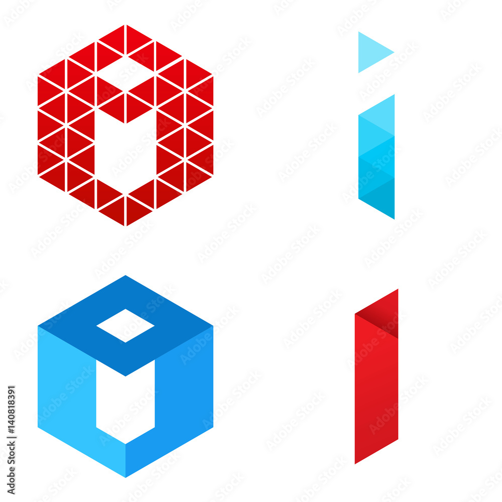 Letter I - Logo Set Letter I - Logo Set