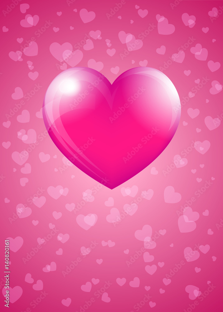 Pink Hart - Valentine Heart