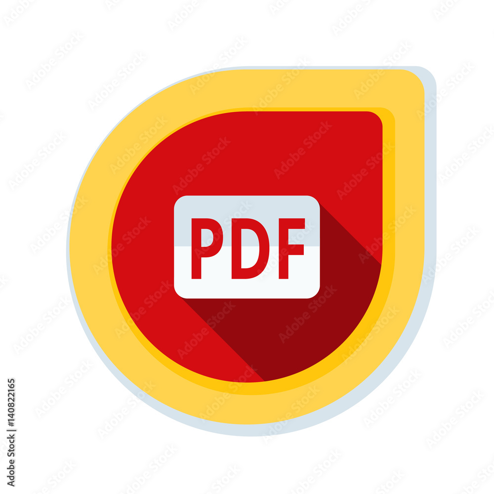 PDF button illustration PDF button illustration
