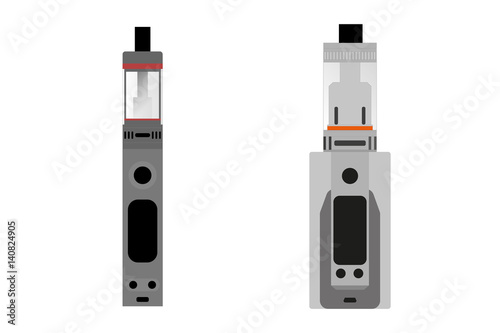 colored e cigarette vector