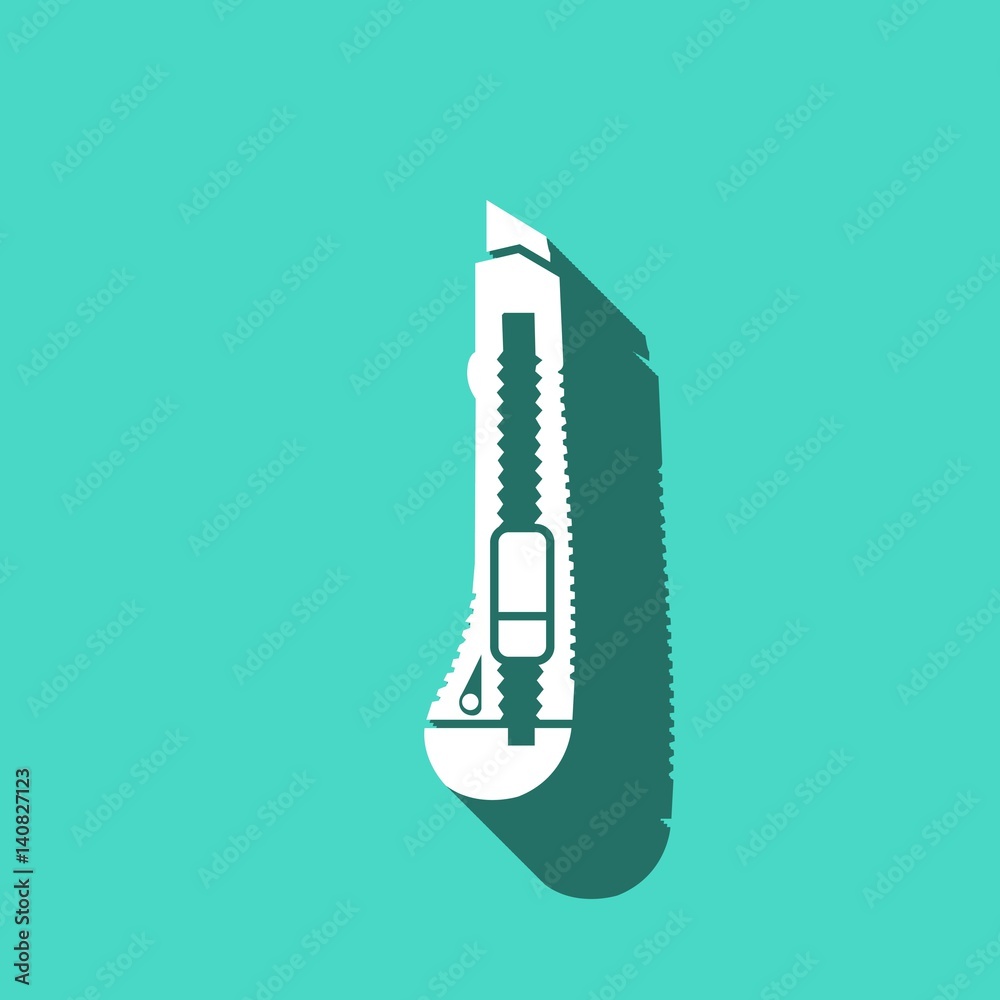 knife icon stock vector illustration flat design