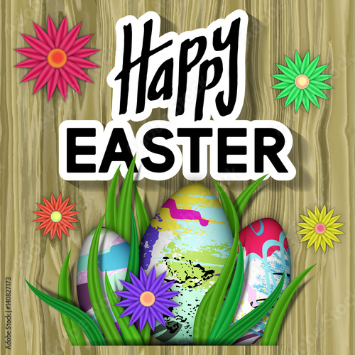 Happy Easter Card.