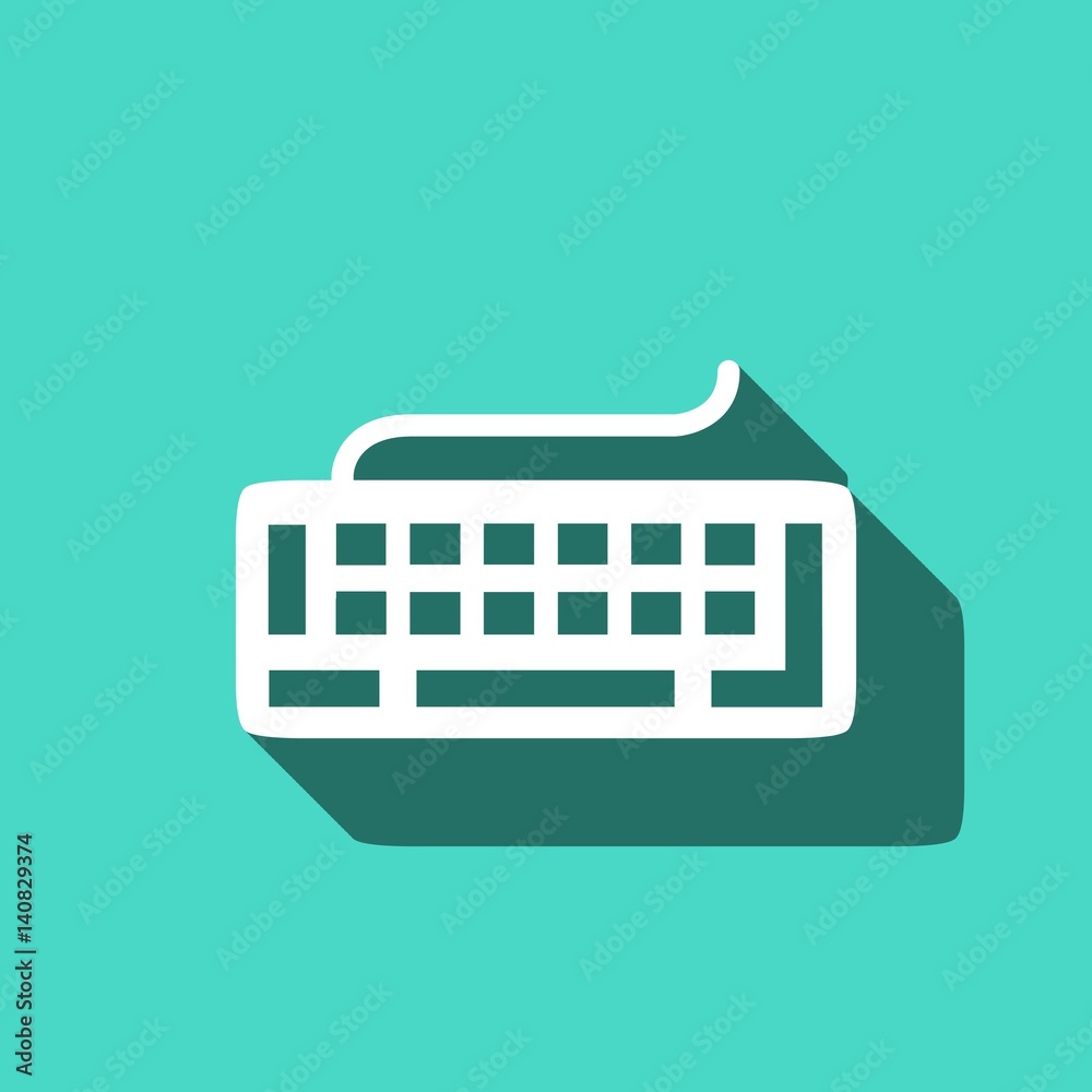 keyboard icon stock vector illustration flat design keyboard icon stock vector illustration flat design
