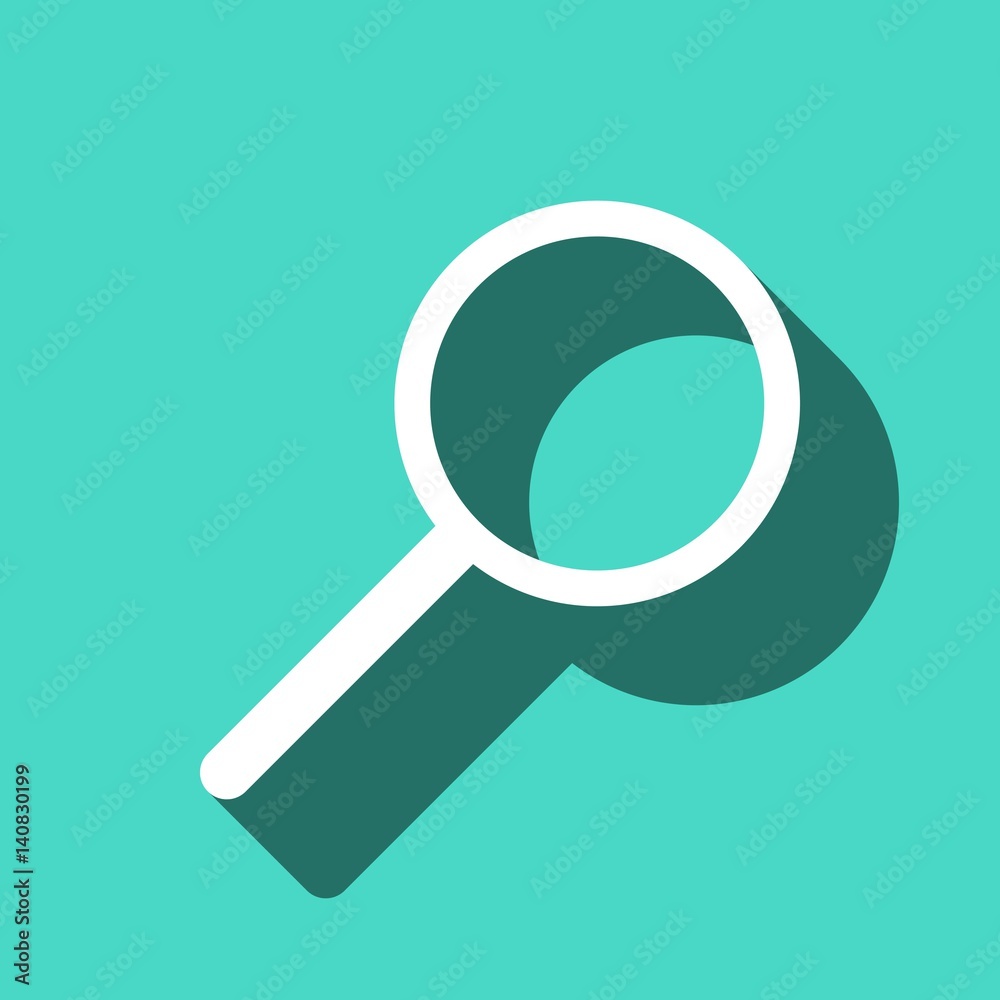 search icon stock vector illustration flat design search icon stock vector illustration flat design