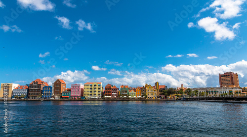 Ductch colonial houses in the caribbean