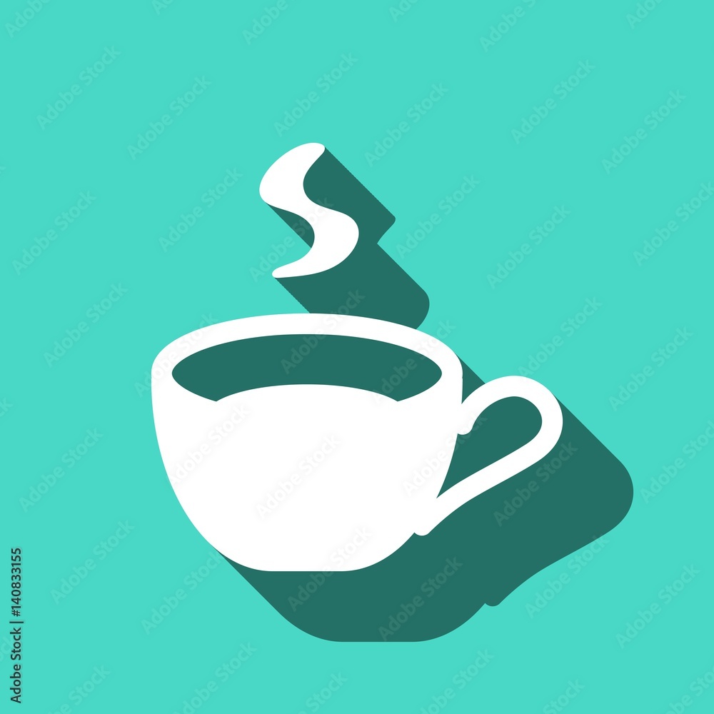 Cup icon stock vector illustration flat design Cup icon stock vector illustration flat design