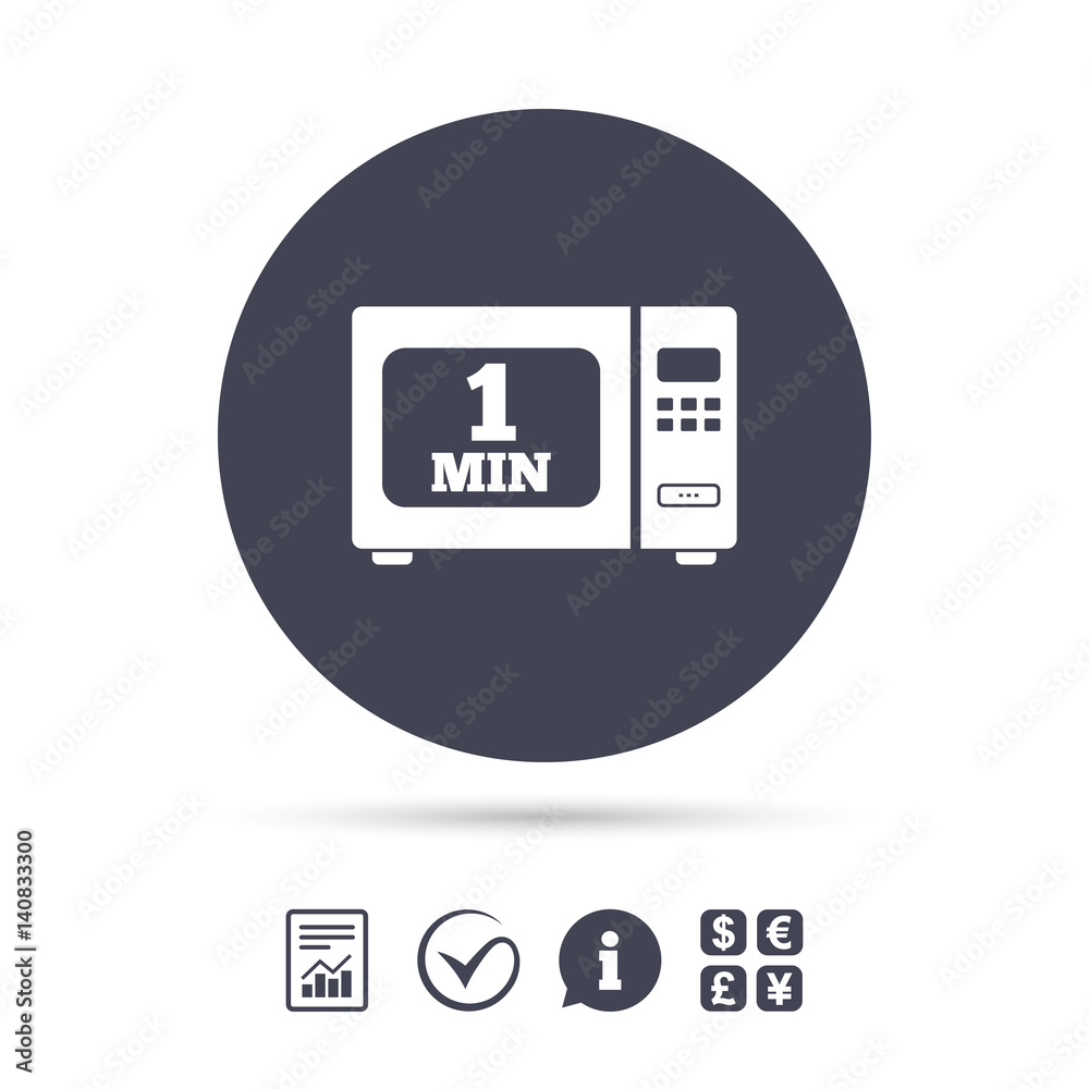 Cook in microwave oven sign icon. Electric stove. Cook in microwave oven sign icon. Electric stove.