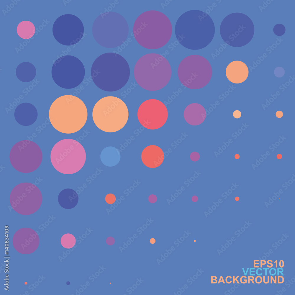 Abstract Background with Colorful Dotted Pattern Abstract Background with Colorful Dotted Pattern