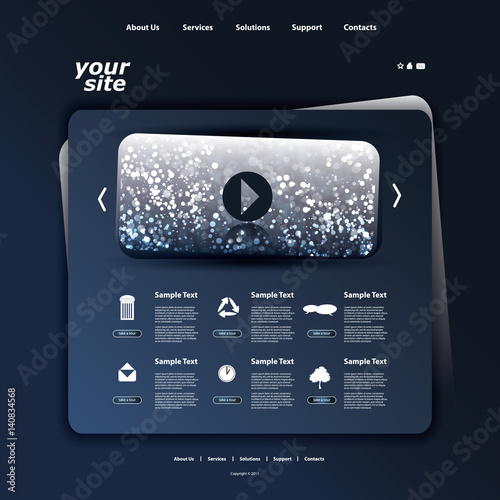 Website template