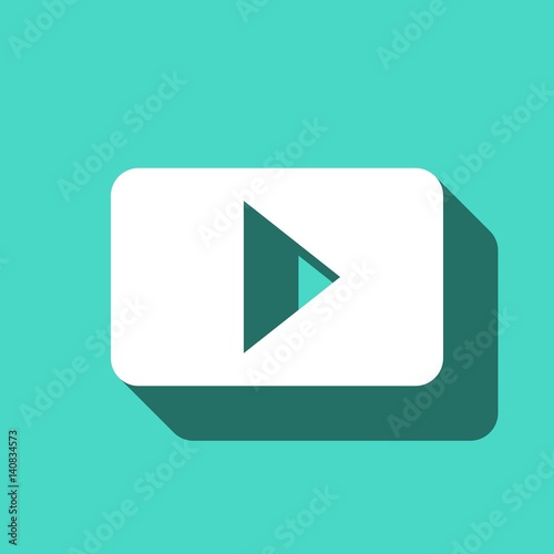 Free Download video icon stock vector illustration flat design - GFXLoad