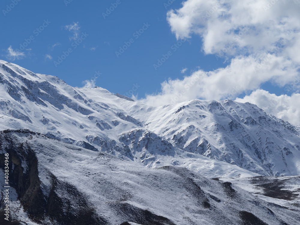 snow view from Muktinath