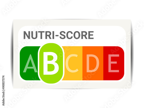 panneau nutri-score - nutriscore - claire - indice B