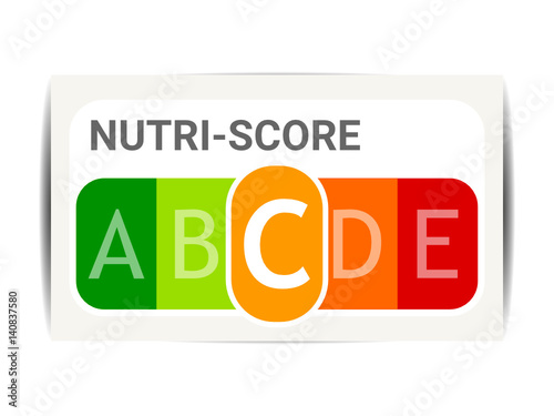 panneau nutri-score - nutriscore - claire - indice C