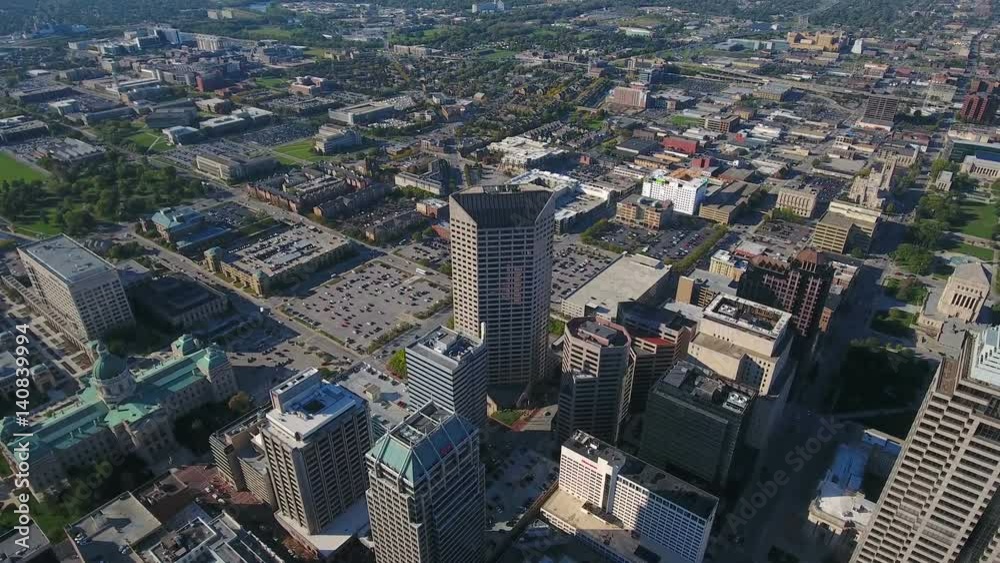 Aerial Indiana Indianapolis September 2016 4K Aerial Indiana Indianapolis September 2016 4K