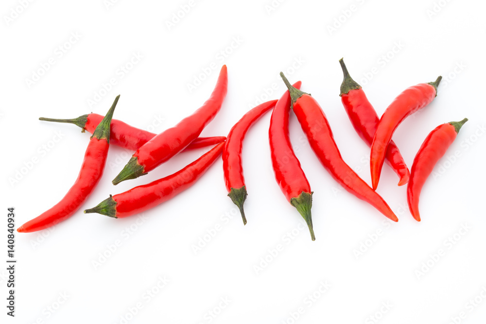 Chili pepper on the white background. Chili pepper on the white background.