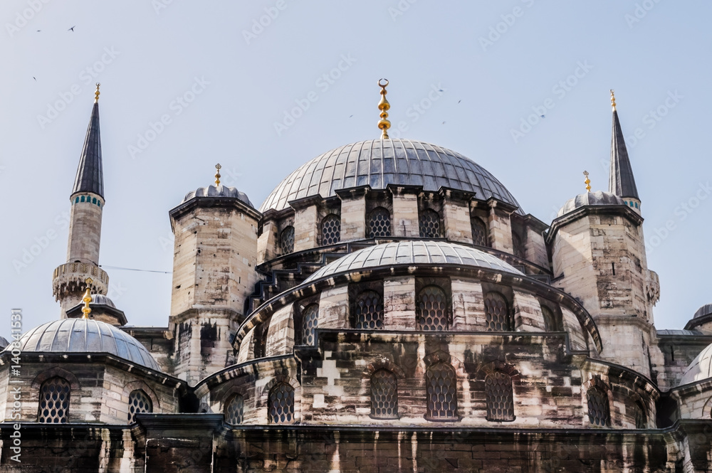 Yeni Camii (New Mosque) in Eminonu Istanbul, Turkey