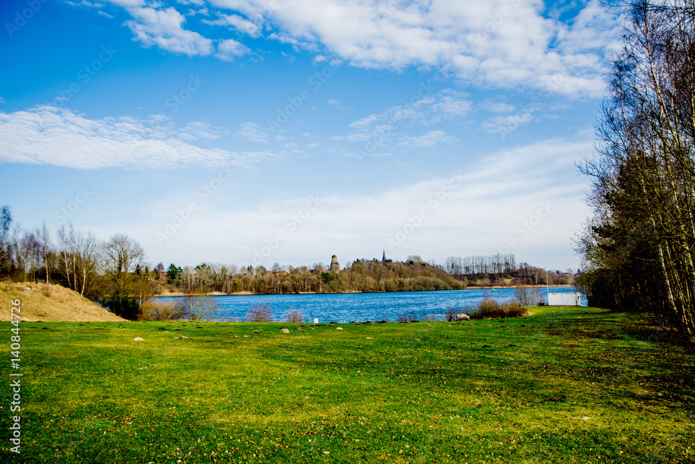 in the park of hamburg