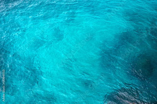 bright light blue sea texture, Sea surface, texture of water, background or texture, ocean, blue water