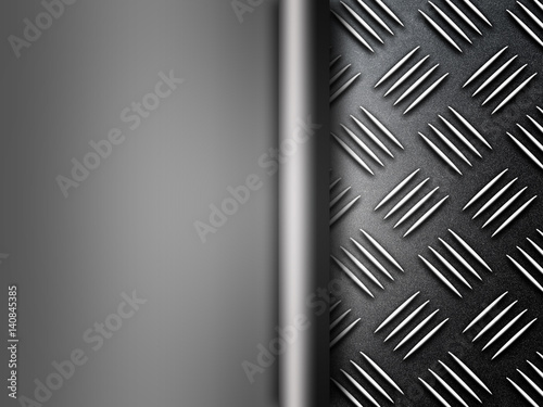 Illustration of metal background 