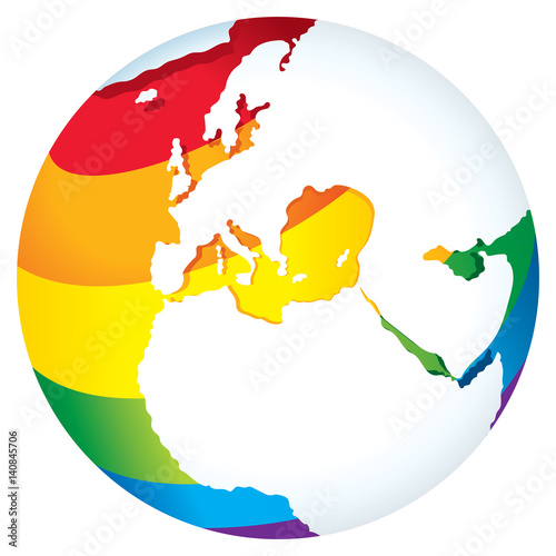 gay pride globe europe africa middle east