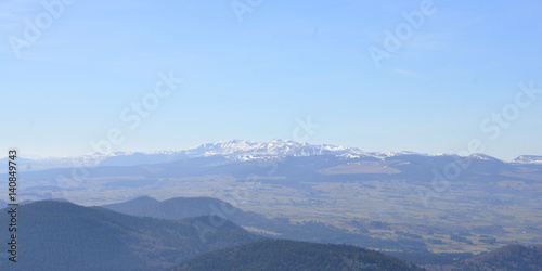 Panoramique sur le Puy de  Sancy  Puy de d  me 