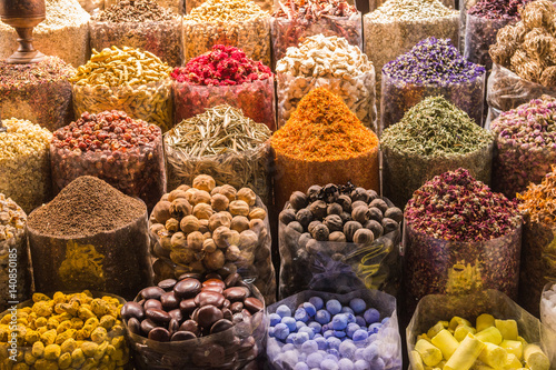 Photography Spice souk in Dubai, UAE