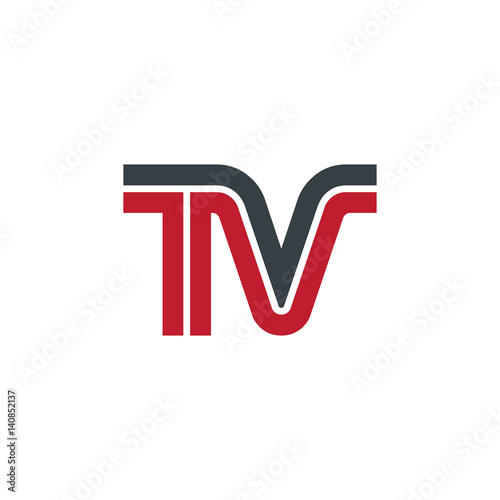 Free Download Initial Letter TV Linked Design Logo - GFXLoad